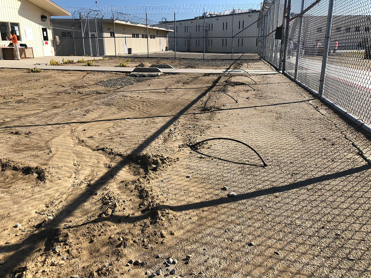 Avenal State Prison garden